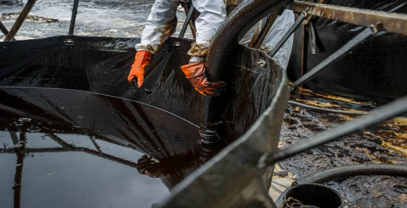Diesel Spill Cleanup in Macclesfield